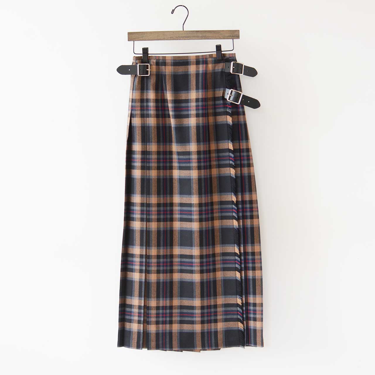 O'NEIL OF DUBLIN [オニールオブダブリン] WORSTED WOOL-TARTAN LONG KILT SKIRT [12491] ウーステッドウール タータンロングキルトスカート [2024AW]