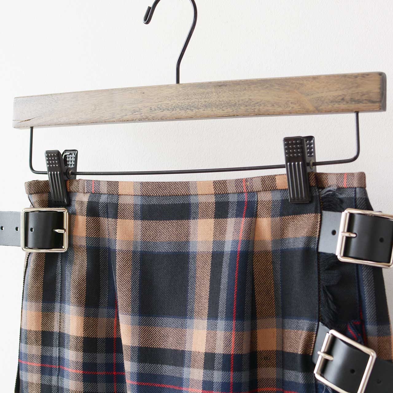 O'NEIL OF DUBLIN [オニールオブダブリン] WORSTED WOOL-TARTAN LONG KILT SKIRT [12491] ウーステッドウール タータンロングキルトスカート [2024AW]