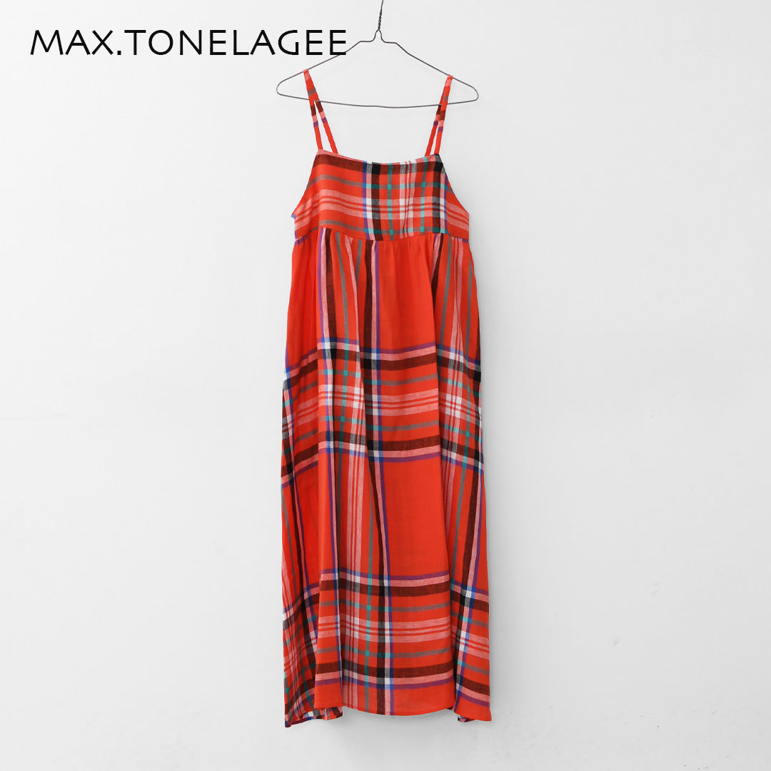 O'NEIL OF DUBLIN [オニールオブダブリン] TARTAN CAMISOLE DRESS [732] タータンキャミソールドレス [2026SS]