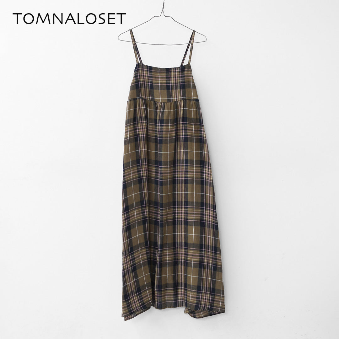 O'NEIL OF DUBLIN [オニールオブダブリン] TARTAN CAMISOLE DRESS [732] タータンキャミソールドレス [2026SS]