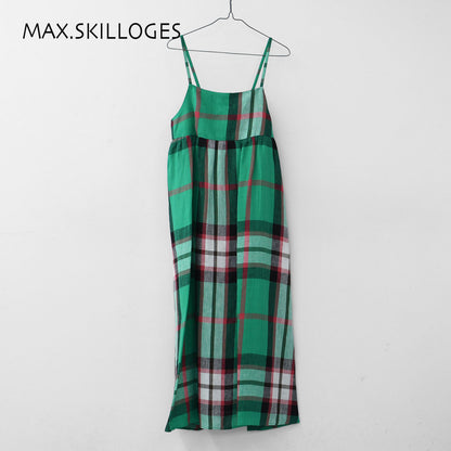 O'NEIL OF DUBLIN [オニールオブダブリン] TARTAN CAMISOLE DRESS [732] タータンキャミソールドレス [2025SS]