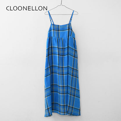 O'NEIL OF DUBLIN [オニールオブダブリン] TARTAN CAMISOLE DRESS [732] タータンキャミソールドレス [2025SS]