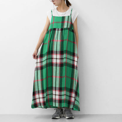 O'NEIL OF DUBLIN [オニールオブダブリン] TARTAN CAMISOLE DRESS [732] タータンキャミソールドレス [2025SS]