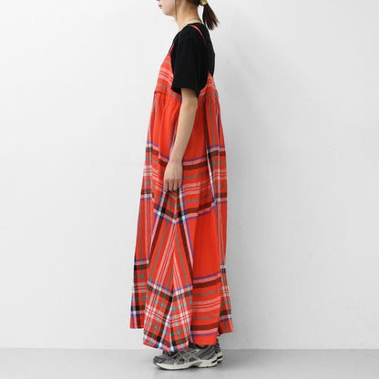 O'NEIL OF DUBLIN [オニールオブダブリン] TARTAN CAMISOLE DRESS [732] タータンキャミソールドレス [2025SS]