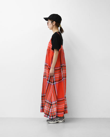 O'NEIL OF DUBLIN [オニールオブダブリン] TARTAN CAMISOLE DRESS [732] タータンキャミソールドレス [2026SS]
