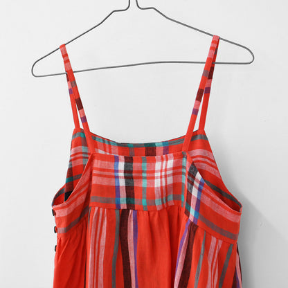 O'NEIL OF DUBLIN [オニールオブダブリン] TARTAN CAMISOLE DRESS [732] タータンキャミソールドレス [2025SS]