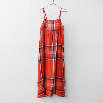 O'NEIL OF DUBLIN [オニールオブダブリン] TARTAN CAMISOLE DRESS [732] タータンキャミソールドレス [2026SS]
