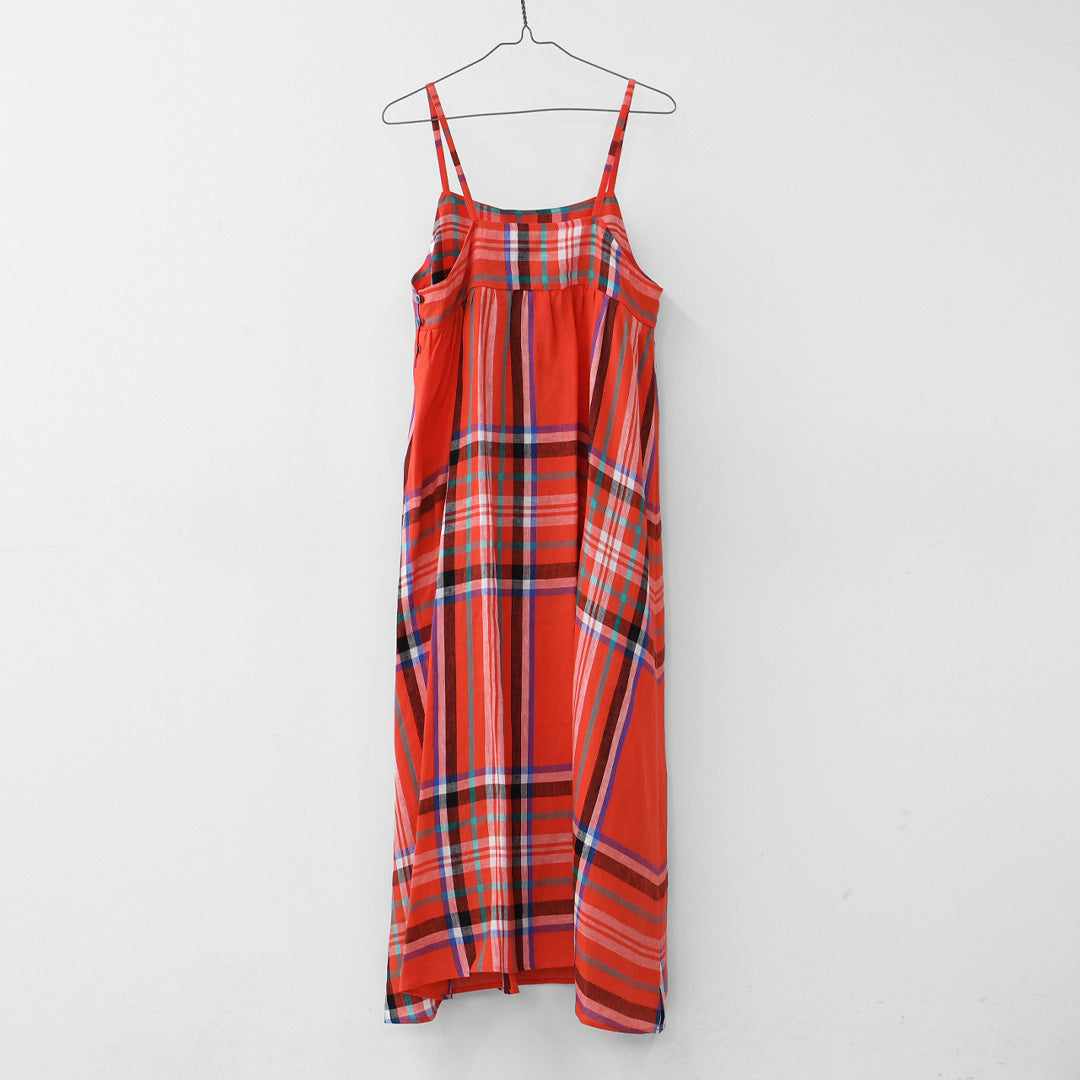 O'NEIL OF DUBLIN [オニールオブダブリン] TARTAN CAMISOLE DRESS [732] タータンキャミソールドレス [2026SS]