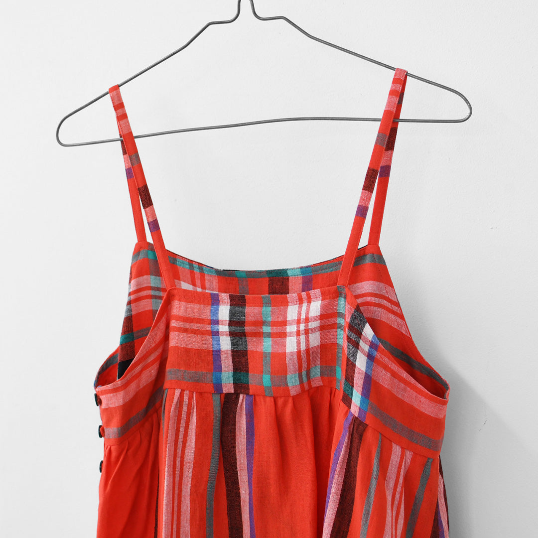O'NEIL OF DUBLIN [オニールオブダブリン] TARTAN CAMISOLE DRESS [732] タータンキャミソールドレス [2026SS]