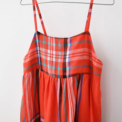 O'NEIL OF DUBLIN [オニールオブダブリン] TARTAN CAMISOLE DRESS [732] タータンキャミソールドレス [2026SS]