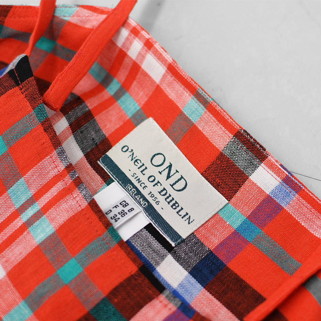 O'NEIL OF DUBLIN [オニールオブダブリン] TARTAN CAMISOLE DRESS [732] タータンキャミソールドレス [2026SS]