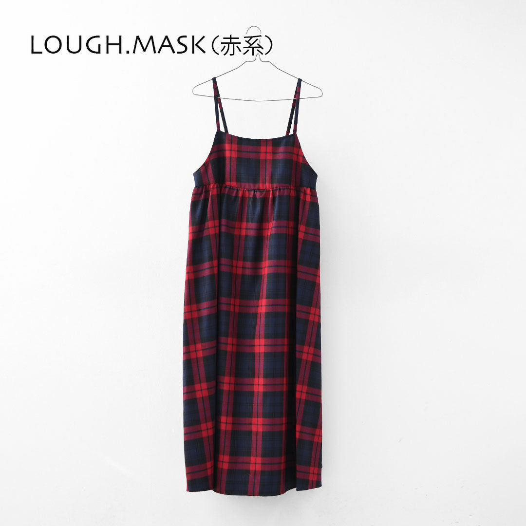 O'NEIL OF DUBLIN [オニールオブダブリン] CAMISOLE DRESS [734] キャミソールドレス・キャミソールワンピース・フレアギャザー・タータンチェック・レイヤード・LADY'S [2025AW]