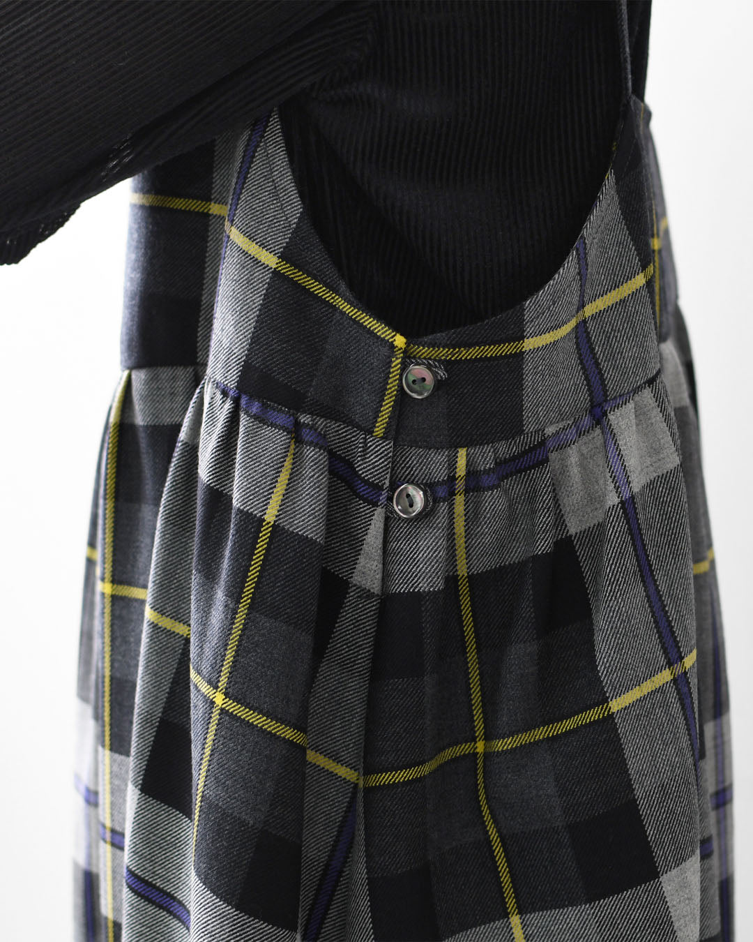 O'NEIL OF DUBLIN [オニールオブダブリン] CAMISOLE DRESS [734] キャミソールドレス・キャミソールワンピース・フレアギャザー・タータンチェック・レイヤード・LADY'S [2025AW]