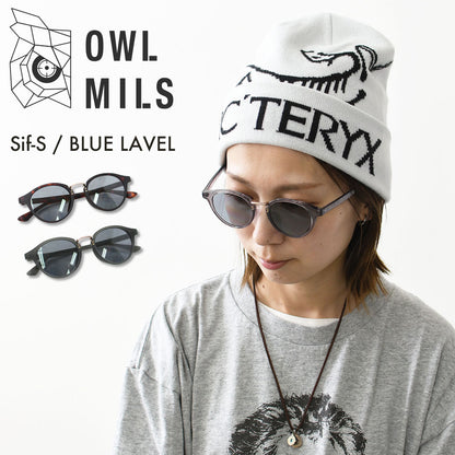 OWL MILS [アウルミルズ] Sif-S / BLUE LAVEL [bl-002s] シフS・サングラス・sunglass・偏光レンズ・ハイコントラストレンズ・アウトドア・MEN'S/LADY'S [2026AW]
