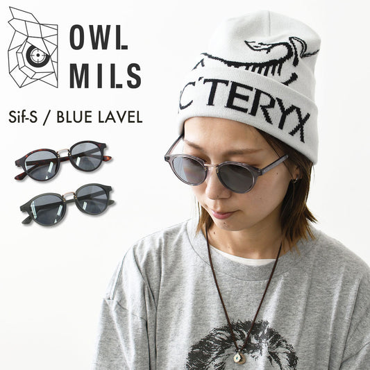 OWL MILS [アウルミルズ] Sif-S / BLUE LAVEL [bl-002s] シフS・サングラス・sunglass・偏光レンズ・ハイコントラストレンズ・アウトドア・MEN'S/LADY'S [2026AW]
