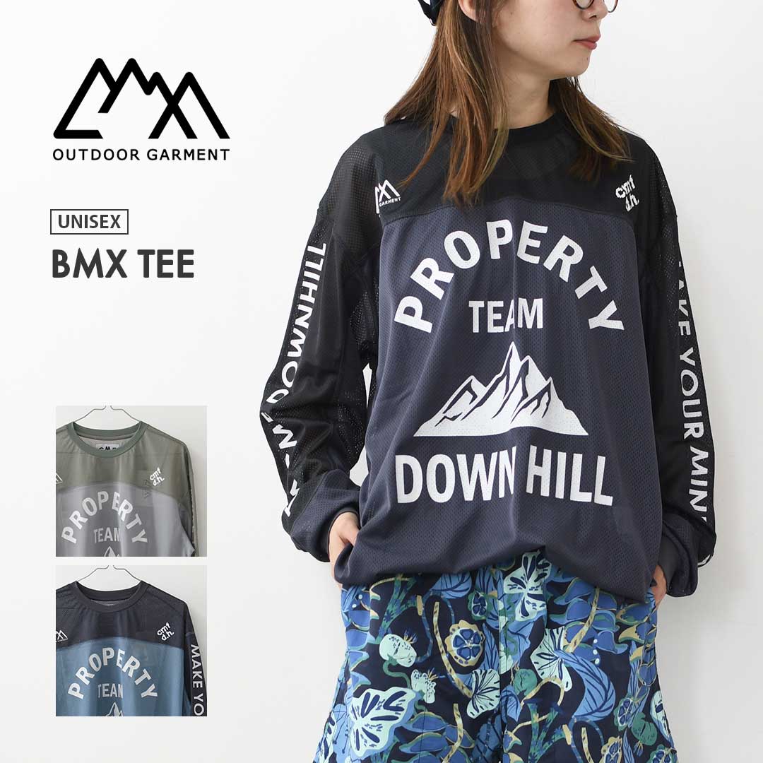 CMF OUTDOOR GARMENT [コムフィアウトドアガーメント] BMX TEE [CMF2601- C11] ビーエムエックスTシャツ・長袖Tシャツ・プリントT・クイックドライ・速乾・オーバーサイズ・アウトドア・MEN'S / LADY'S [2026SS]