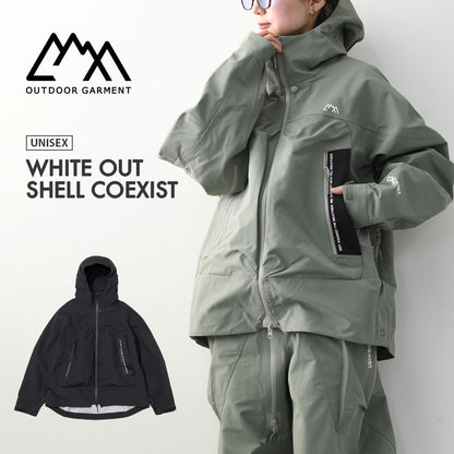 CMF OUTDOOR GARMENT [コムフィアウトドアガーメント] WHITE OUT SHELL COEXIST [CMF2601-J01] ホワイトアウトシェルコエジスト・シェルジャケット・ジャケット・アウター・スキー・スノーボード・ウィンターアクティビティ・MEN'S / LADY'S [2026SS]