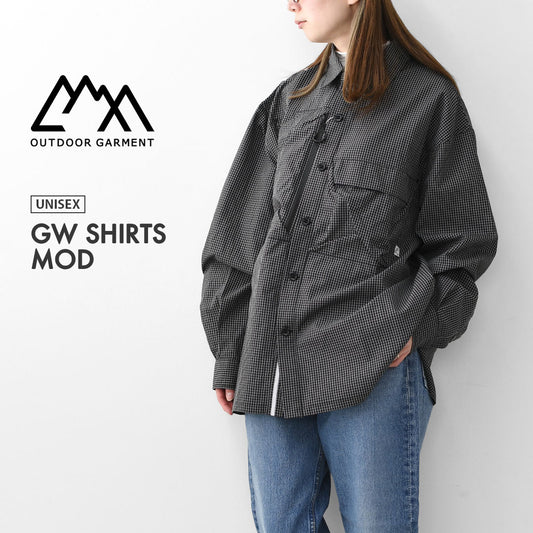 CMF OUTDOOR GARMENT [コムフィアウトドアガーメント] GW SHIRTS MOD [CMF2601-S04] ジーダブリューシャツモッド・ミニマルデザイン・ボックスシルエット・機能美シャツ・ユーティリティスタイル・MEN'S / LADY'S [2026SS]