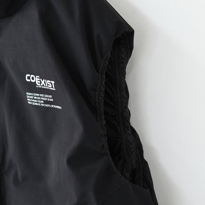 CMF OUTDOOR GARMENT [コムフィアウトドアガーメント] NOMAD DOWN VEST COEXIST [CMF2601-V01] ノマドダウンベストコエジスト・ダウンベスト・ベスト・アウトドア・キャンプ・MEN'S / LADY'S [2026SS]