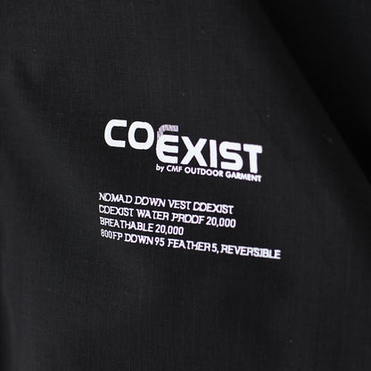 CMF OUTDOOR GARMENT [コムフィアウトドアガーメント] NOMAD DOWN VEST COEXIST [CMF2601-V01] ノマドダウンベストコエジスト・ダウンベスト・ベスト・アウトドア・キャンプ・MEN'S / LADY'S [2026SS]