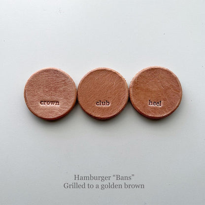 SIM's Leather works Spirit [シムズレザーワークススピリット] LEATHER BURGER [S0001] レザーバーガー (フレッシュバーガー／ベーコンエッグ) ハンバーガー・キーホルダー・MEN'S/LADY'S [2025SS]