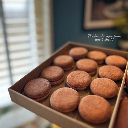 SIM's Leather works Spirit [シムズレザーワークススピリット] LEATHER BURGER [S0001] レザーバーガー (フレッシュバーガー／ベーコンエッグ) ハンバーガー・キーホルダー・MEN'S/LADY'S [2025SS]