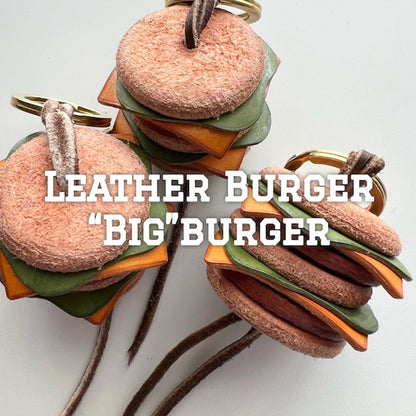 SIM's Leather works Spirit [シムズレザーワークススピリット] LEATHER BURGER -Big Burgerr- [S0002] レザーバーガー (ビッグバーガー) ハンバーガー・キーホルダー・MEN'S/LADY'S [2025SS]