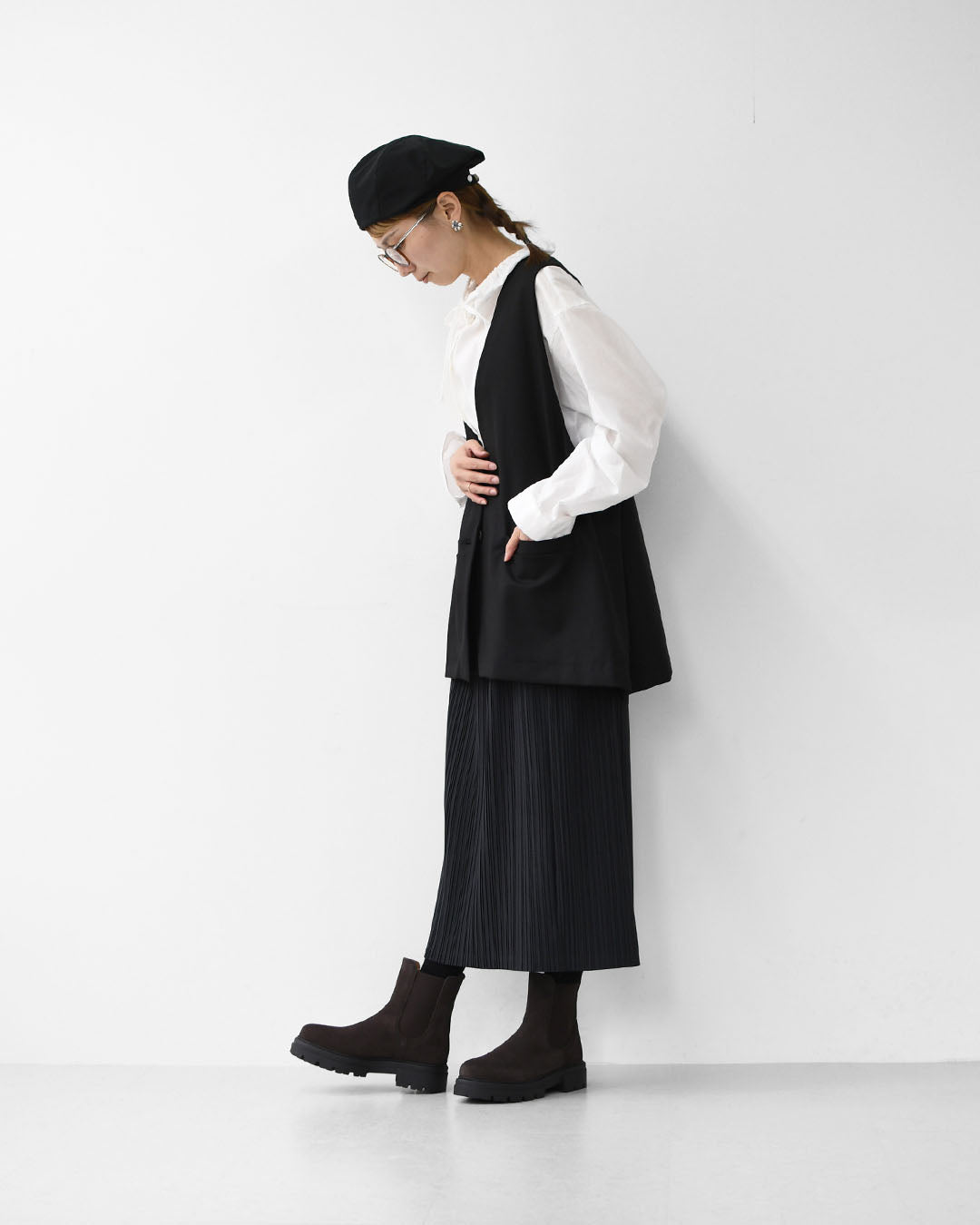 REMME [レメ] COW LEATHER スエードサイドゴア [ZH-1104] レディースブーツ・ブーツ・チェルシーブーツ・サイドゴアブーツ・LADY'S [2025AW]