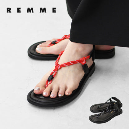 REMME [レメ] コードサンダル [ZH-25S036-RO] [2025SS]