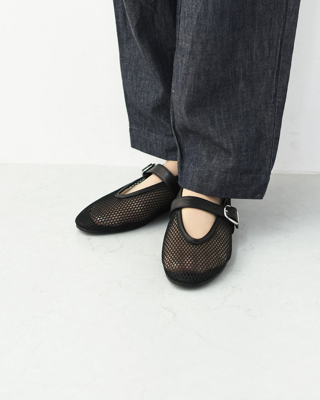REMME [レメ] メッシュパンプス [ZH-25S042] バレエシューズ・レザー・メッシュ素材・パンプス・フラットシューズ・スペイン発・LADY'S [2026SS]