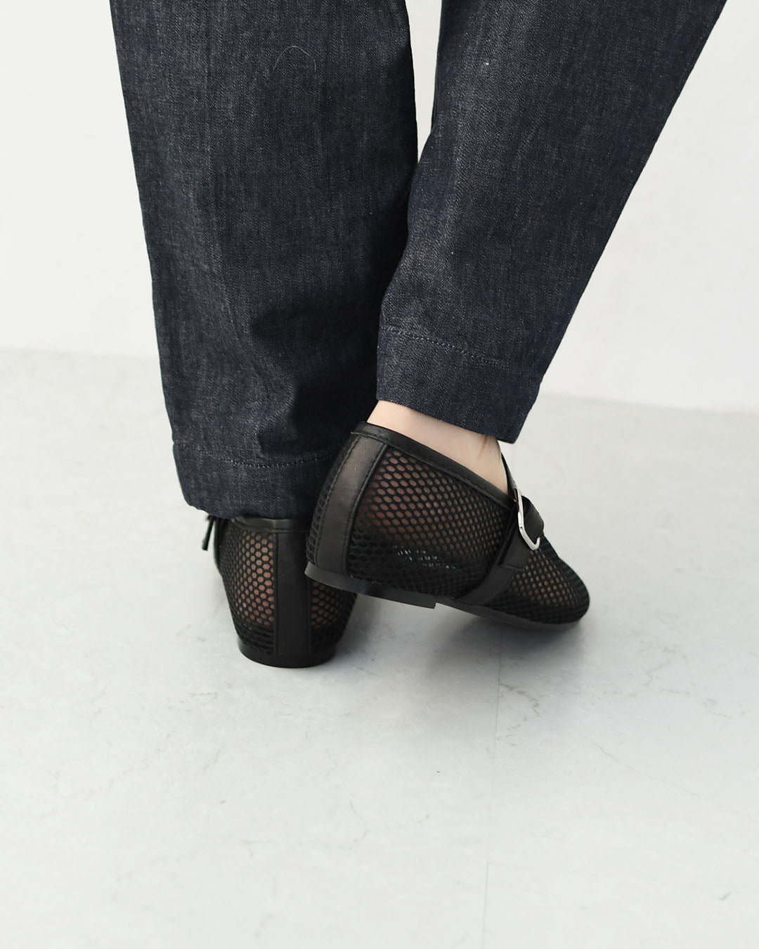 REMME [レメ] メッシュパンプス [ZH-25S042] バレエシューズ・レザー・メッシュ素材・パンプス・フラットシューズ・スペイン発・LADY'S [2026SS]