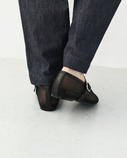 REMME [レメ] メッシュパンプス [ZH-25S042] バレエシューズ・レザー・メッシュ素材・パンプス・フラットシューズ・スペイン発・LADY'S [2026SS]