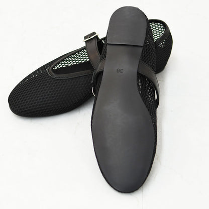 REMME [レメ] メッシュパンプス [ZH-25S042] バレエシューズ・レザー・メッシュ素材・パンプス・フラットシューズ・スペイン発・LADY'S [2026SS]