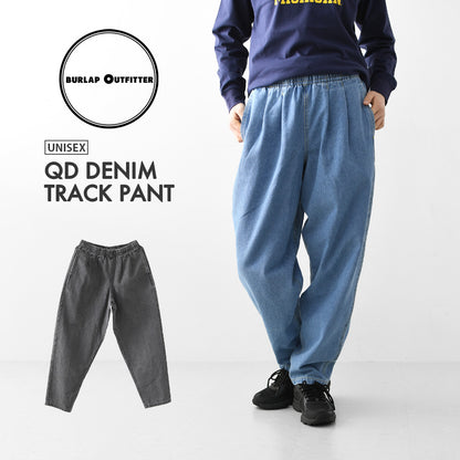 BURLAP OUTFITTER [バーラップアウトフィッター] QD DENIM TRACK PANT [BO060128] QD デニムトラックパンツ・クイックドライ・デニム・ワークパンツ・アクティブウェア・MEN'S / LADY'S [2026SS]
