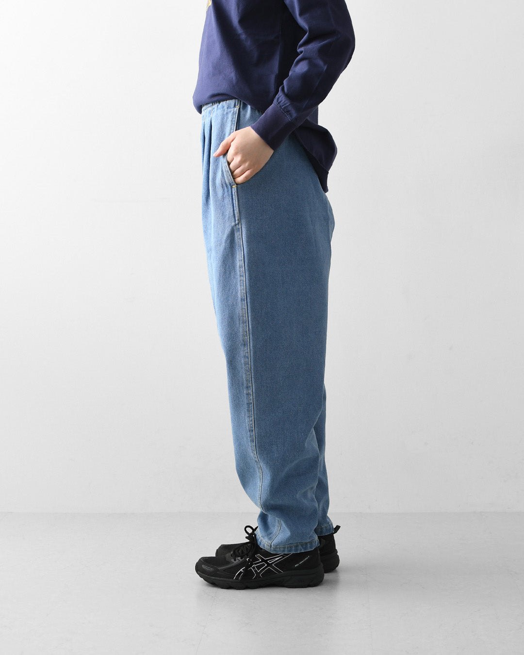 BURLAP OUTFITTER [バーラップアウトフィッター] QD DENIM TRACK PANT [BO060128] QD デニムトラックパンツ・クイックドライ・デニム・ワークパンツ・アクティブウェア・MEN'S / LADY'S [2026SS]