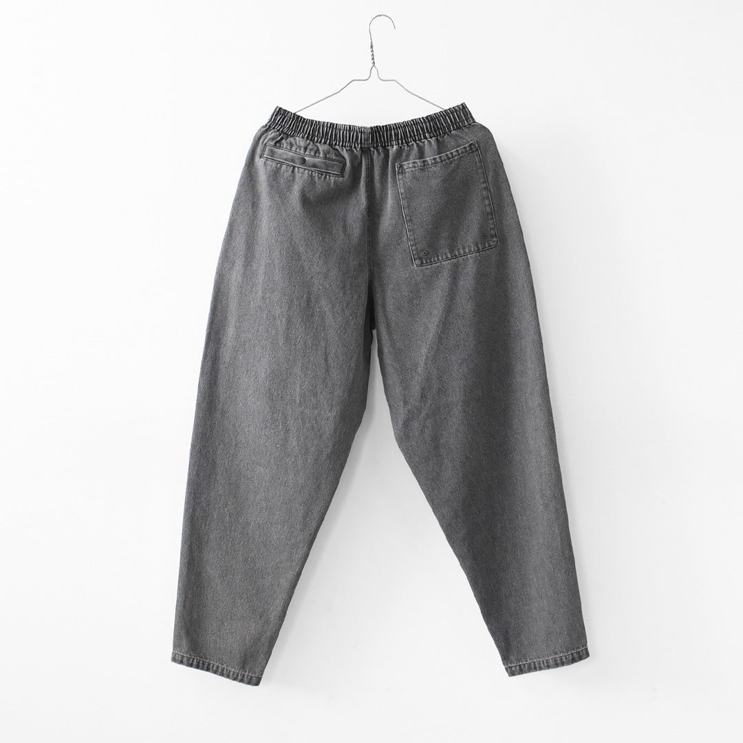 BURLAP OUTFITTER [バーラップアウトフィッター] QD DENIM TRACK PANT [BO060128] QD デニムトラックパンツ・クイックドライ・デニム・ワークパンツ・アクティブウェア・MEN'S / LADY'S [2026SS]