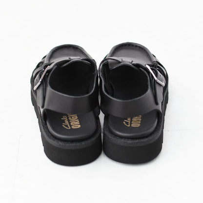 Clarks [クラークス正規販売店] Meare Buckle. [26181022] メアバックル・サンダル・ブラックレザー・レディースサンダル・ソフトフットベッド・バックルデザイン・カジュアル・LADY'S [2026SS]
