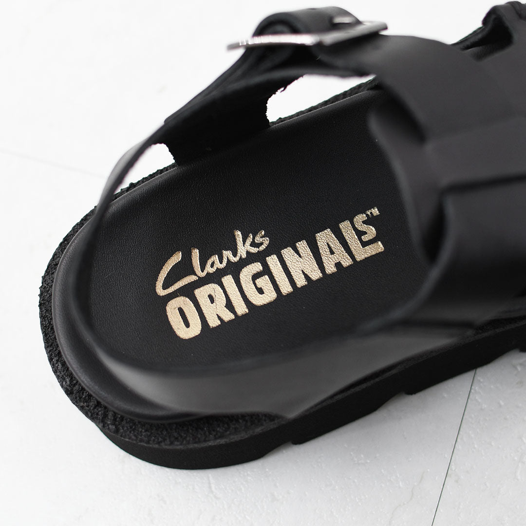 Clarks [クラークス正規販売店] Meare Buckle. [26181022] メアバックル・サンダル・ブラックレザー・レディースサンダル・ソフトフットベッド・バックルデザイン・カジュアル・LADY'S [2026SS]