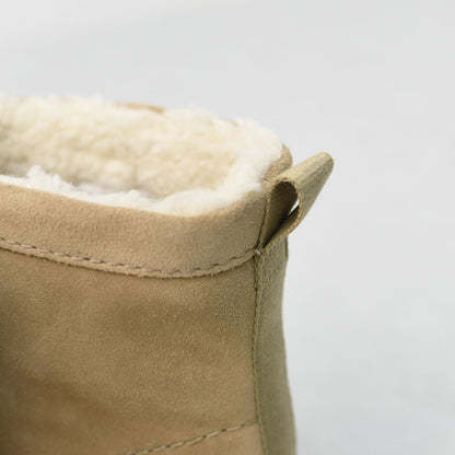 Clarks [クラークス正規販売店] Meare Rooey [26182505/26182839] メアルーイ・ダークサンドラインド・ブラックスエードラインド・レディースブーツ・ショートブーツ・プルオンブーツ・スエード・カジュアル・LADY'S [2025AW]