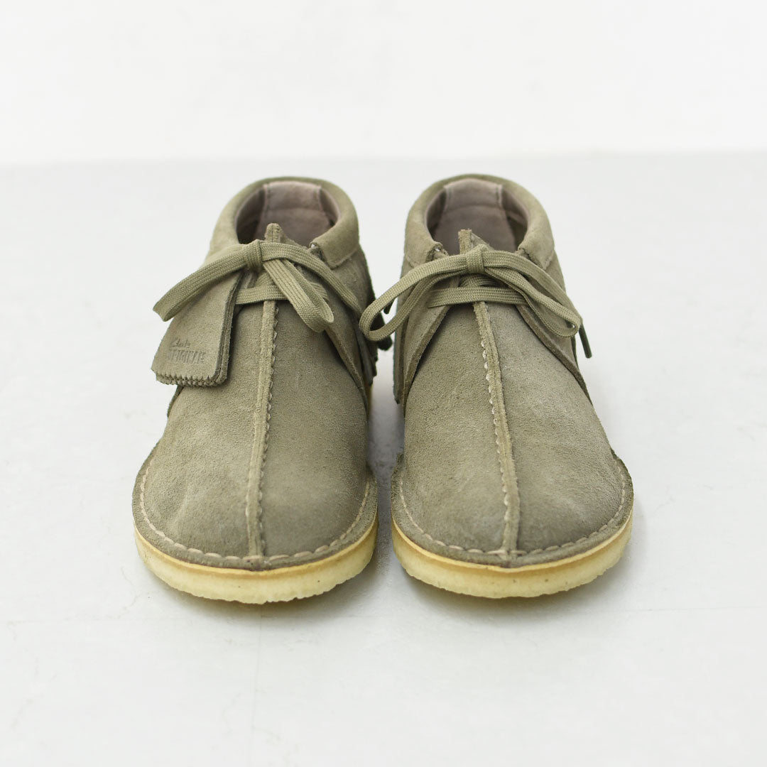 Clarks [クラークス正規販売店] Trek Fringe [26182843] トレックフリンジ ・スモークグレースエード・レディースブーツ・ショートブーツ・スエード・カウレザー・カジュアル・LADY'S [2025AW]