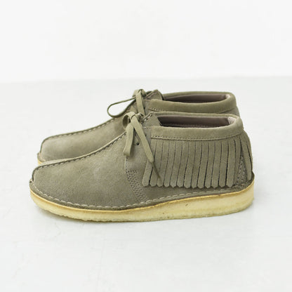 Clarks [クラークス正規販売店] Trek Fringe [26182843] トレックフリンジ ・スモークグレースエード・レディースブーツ・ショートブーツ・スエード・カウレザー・カジュアル・LADY'S [2025AW]