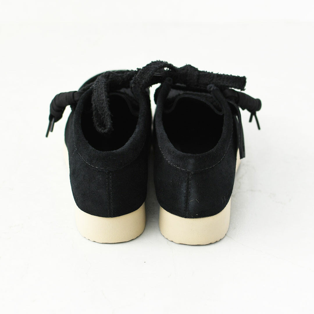 Clarks [クラークス正規販売店] Wallabee Lite-Black.Suede- [26328081] ワラビーライト-ブラックシェード-・スエードローファー・レディースローファー・スエード・EVAソール・モカシン・メープル・カジュアル・LADY'S [2026AW]