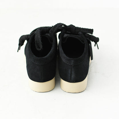Clarks [クラークス正規販売店] Wallabee Lite-Black.Suede- [26328081] ワラビーライト-ブラックシェード-・スエードローファー・レディースローファー・スエード・EVAソール・モカシン・メープル・カジュアル・LADY'S [2026AW]