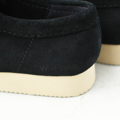 Clarks [クラークス正規販売店] Wallabee Lite-Black.Suede- [26328081] ワラビーライト-ブラックシェード-・スエードローファー・レディースローファー・スエード・EVAソール・モカシン・メープル・カジュアル・LADY'S [2026AW]