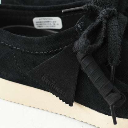 Clarks [クラークス正規販売店] Wallabee Lite-Black.Suede- [26328081] ワラビーライト-ブラックシェード-・スエードローファー・レディースローファー・スエード・EVAソール・モカシン・メープル・カジュアル・LADY'S [2026AW]