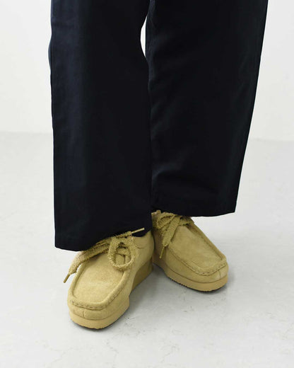 Clarks [クラークス正規販売店] Wallabee Lite-Maple.Suede- [26328081] ワラビーライト-メイプルシェード-・スエードローファー・レディースローファー・スエード・EVAソール・モカシン・メープル・カジュアル・LADY'S [2026AW]