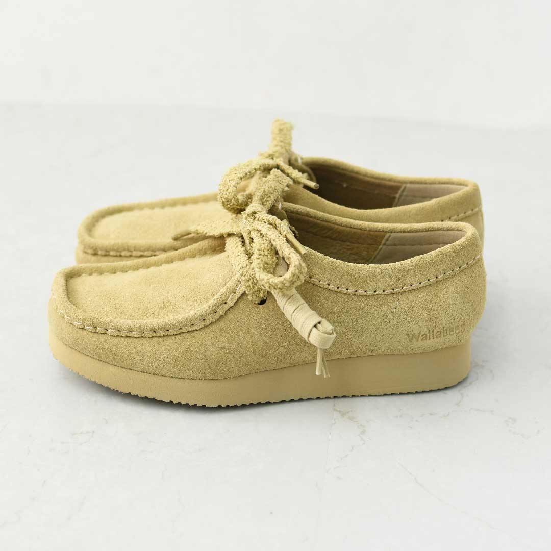 Clarks [クラークス正規販売店] Wallabee Lite-Maple.Suede- [26328081] ワラビーライト-メイプルシェード-・スエードローファー・レディースローファー・スエード・EVAソール・モカシン・メープル・カジュアル・LADY'S [2026AW]