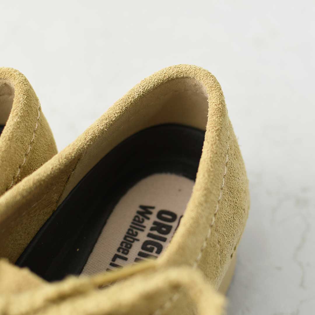 Clarks [クラークス正規販売店] Wallabee Lite-Maple.Suede- [26328081] ワラビーライト-メイプルシェード-・スエードローファー・レディースローファー・スエード・EVAソール・モカシン・メープル・カジュアル・LADY'S [2026AW]