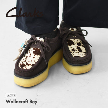 Clarks [クラークス正規販売店] Wallacraft Bey [26328452] ワラクラフトベイ・スエードローファー・レディースローファー・スエード・クレープミッドソール・EVAアウトソール・モカシン・カジュアル・LADY'S [2026AW]