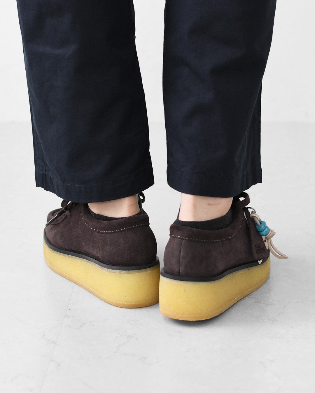 Clarks [クラークス正規販売店] Wallacraft Bey [26328452] ワラクラフトベイ・スエードローファー・レディースローファー・スエード・クレープミッドソール・EVAアウトソール・モカシン・カジュアル・LADY'S [2026AW]